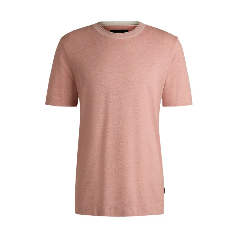 Men's Shirts with Snap ButtonsRegular-fit T-shirt in cotton and silk