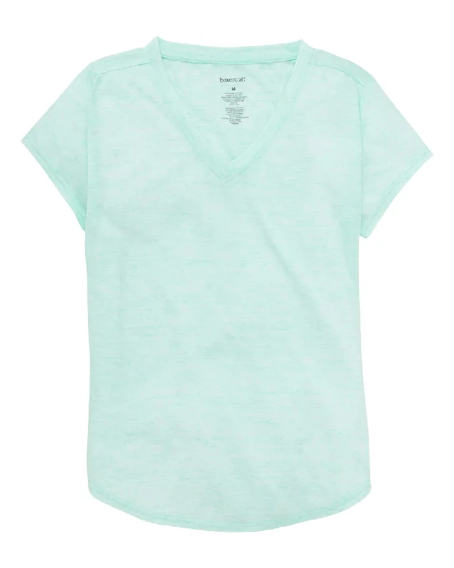 Versatile Men's Tank TopsGirls' Snow Heather V-Neck T-Shirt