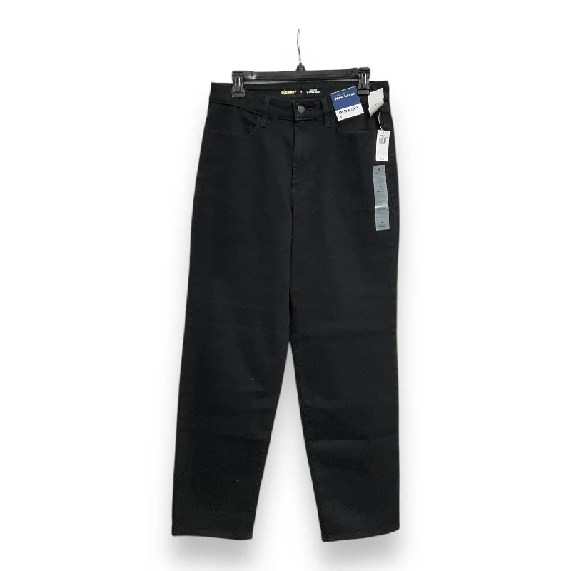 Vibrant Straw HatsJeans Boyfriend By Old Navy In Black, Size: 8