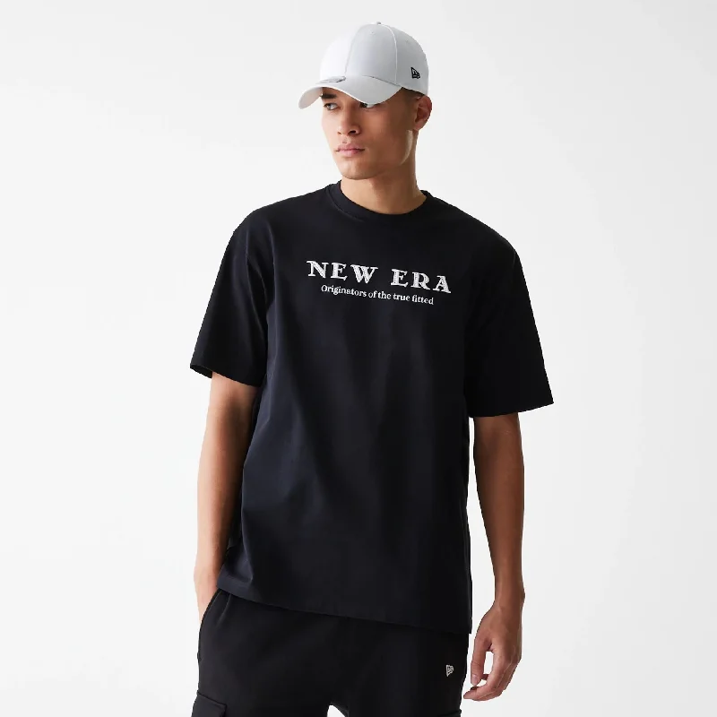 Men's Short-Sleeved ShirtsNew Era Basic Black Oversized T-Shirt