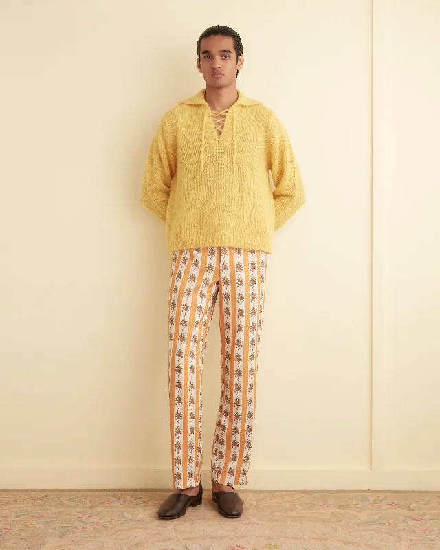 Men's Casual Pants for Everyday WearStriped Fruit Bowl Trousers