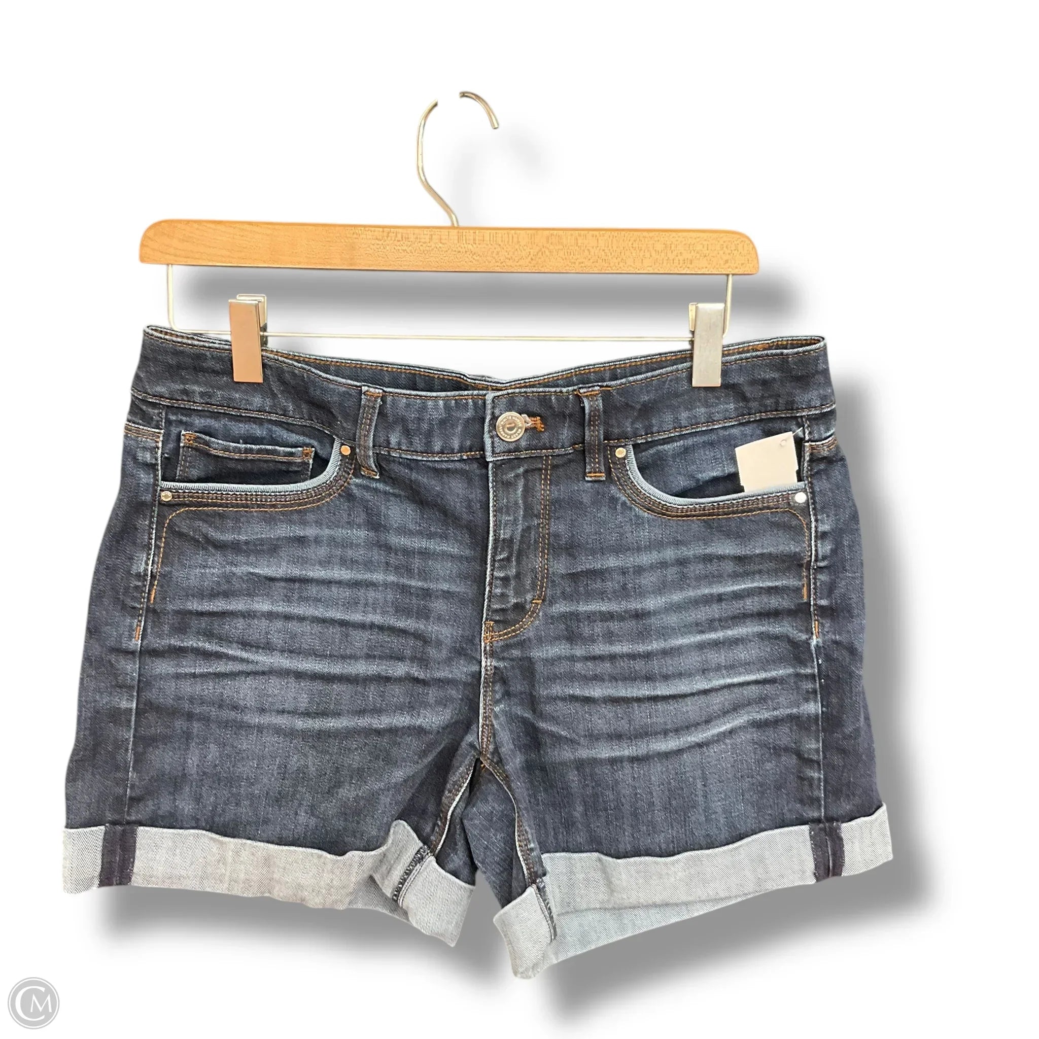 Men's Pants with Button-CuffsShorts By White House Black Market In Blue Denim, Size: 6