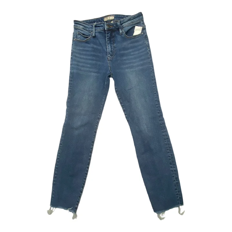 Formal Derby CapsJeans Boot Cut By Kut In Blue Denim, Size:6