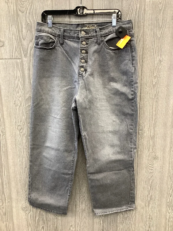 Customized Baseball CapsJeans Wide Leg By Universal Thread In Grey, Size: 12