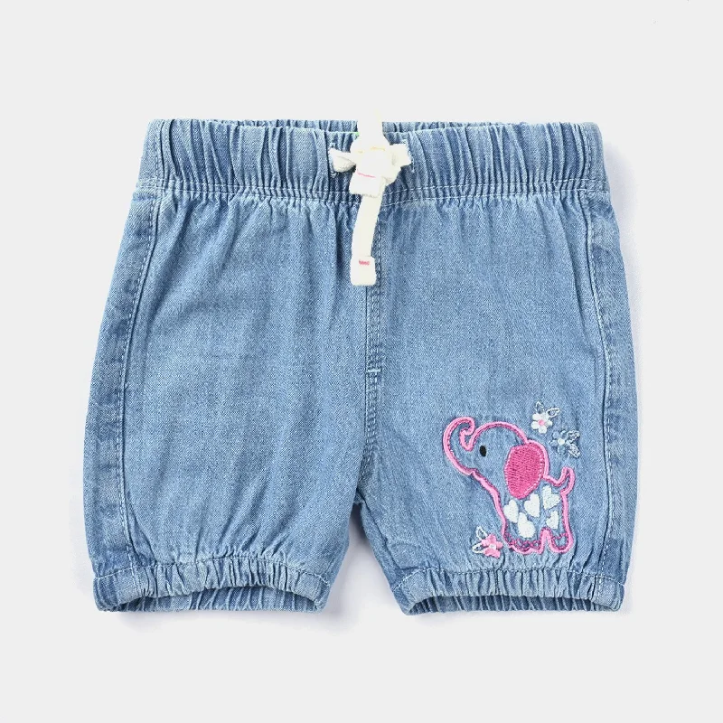 Men's Denim Shorts for SummerGirls Denim Short Elephant-Ice Blue