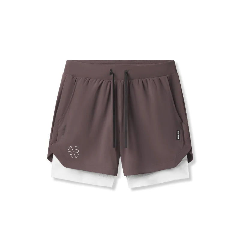 Men's Unique and Designer Bottom Wear for a Statement Look0865. Tetra-Lite® 5" Liner Short - Nightshade "Cyber"/White