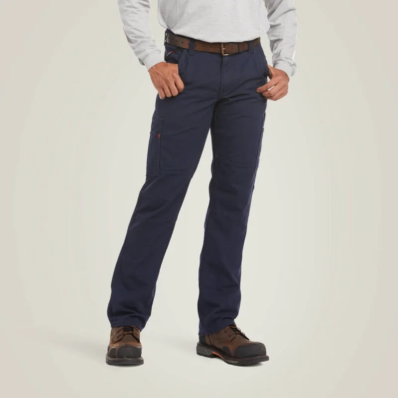 Men's Pants with Patchwork PatternsAriat Men's FR M5 Stretch DuraLight Straight Leg Work Pant
