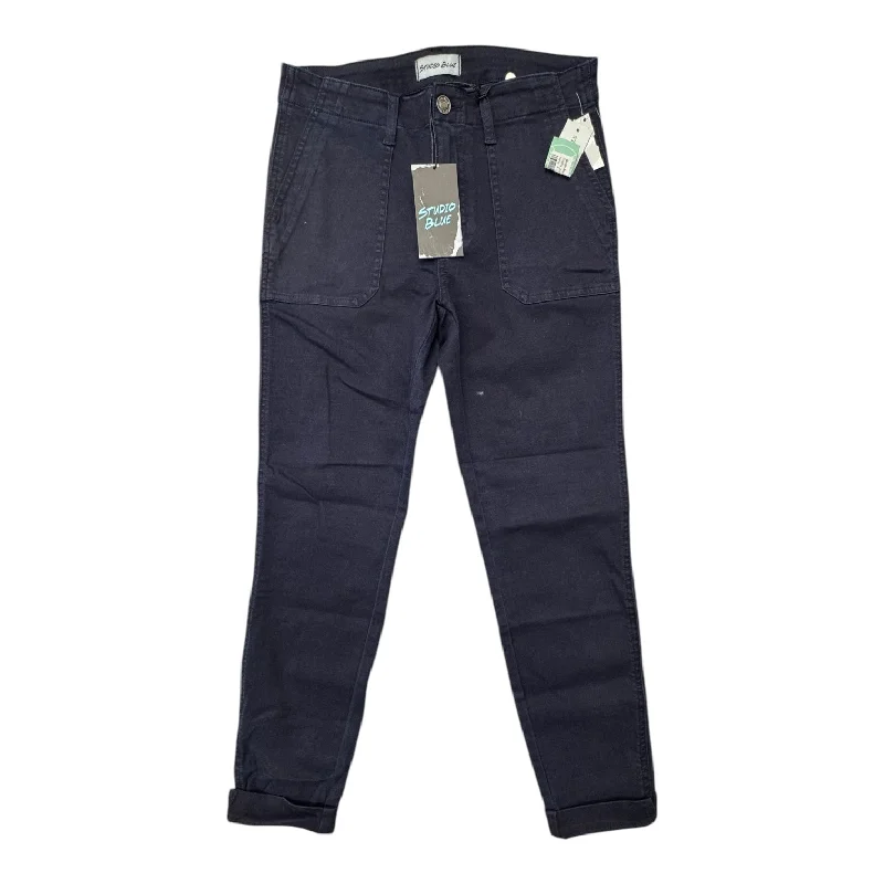 Girls' Straw HatsJeans Skinny By STUDIO BLUE In Blue Denim, Size:6