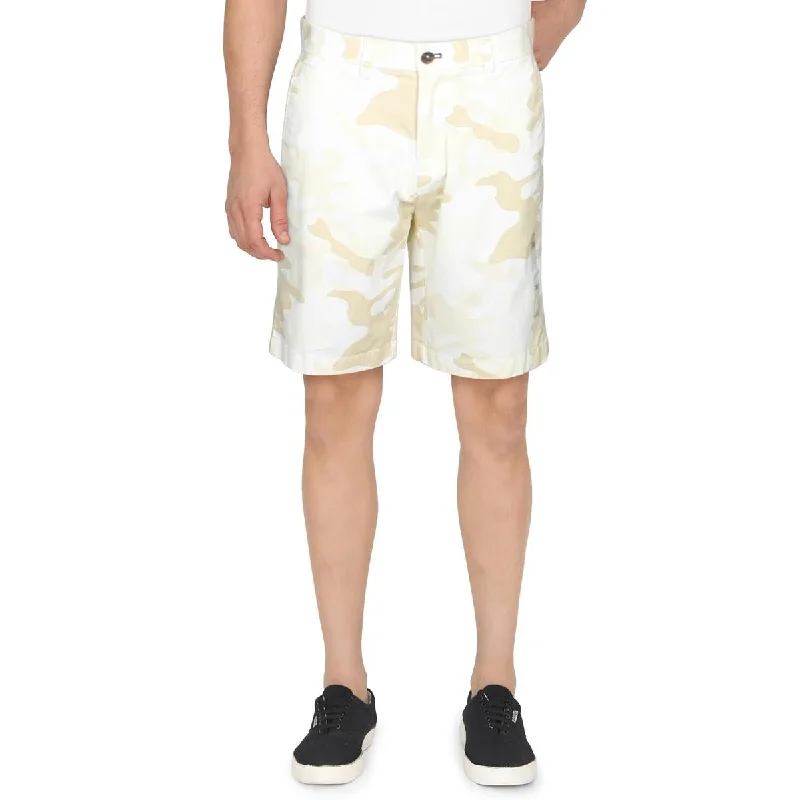 Men's Pants with Adjustable CuffsFlex Yacht Mens Camo 9" Inseam Khaki Shorts