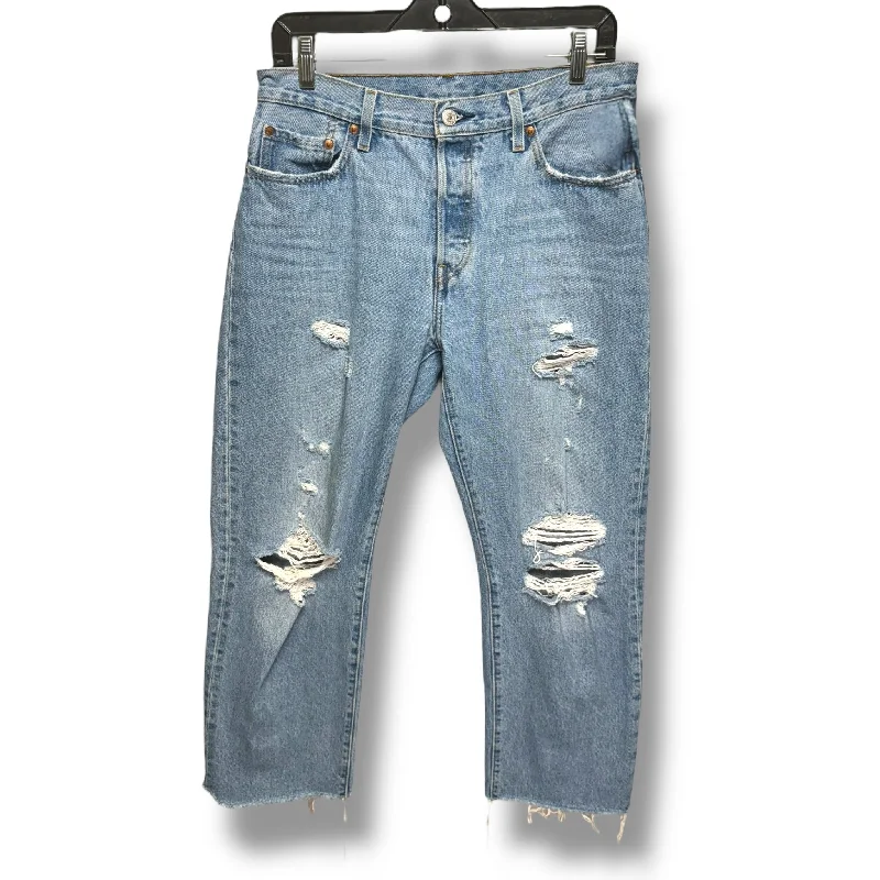 Affordable Winter HatsJeans Boyfriend By Levis In Blue Denim, Size: 6