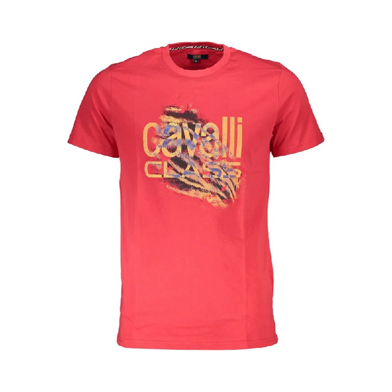 Elegant Men's Dress ShirtsCavalli Class  Cotton Men's T-Shirt