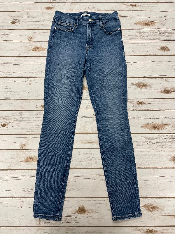 Modern Snapback CapsJeans Skinny By Good American In Blue Denim, Size: 4