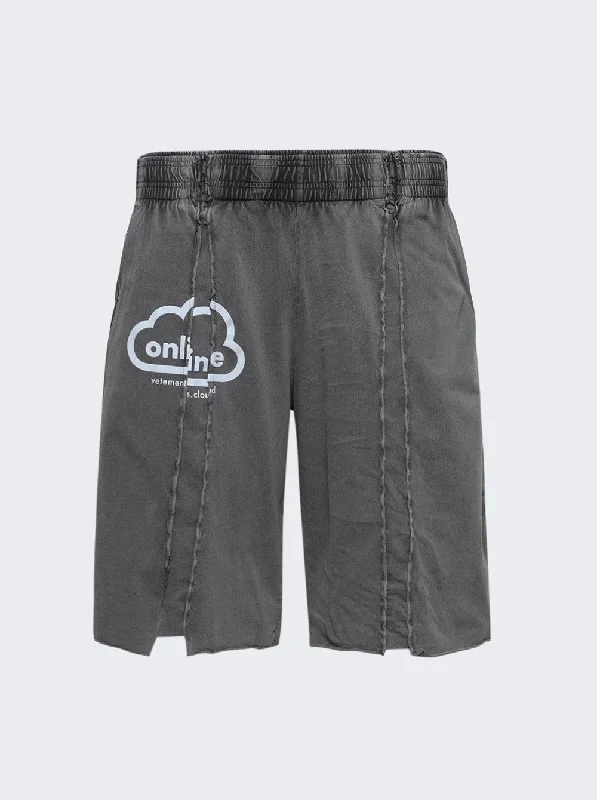 Men's Pants with Contrast StitchingOnline Cut-up Shorts