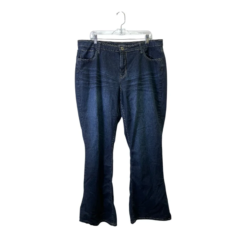Best Casual HatsJeans Flared By Ashley Stewart In Blue, Size:18
