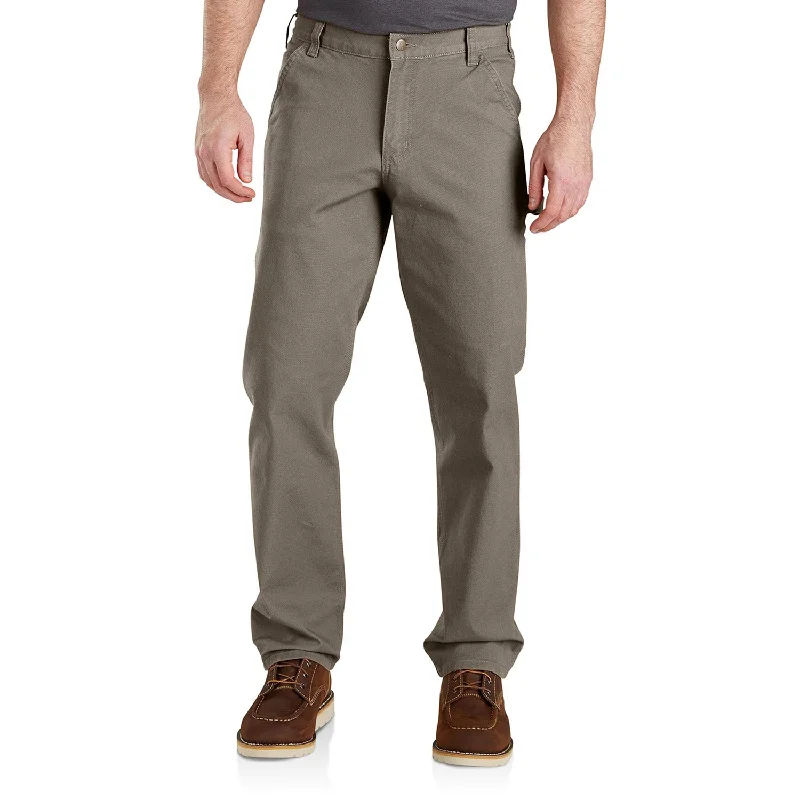 Men's Pants with Embroidered DesignsCarhartt Men's Rugged Flex® Relaxed Fit Duck Dungaree_Desert