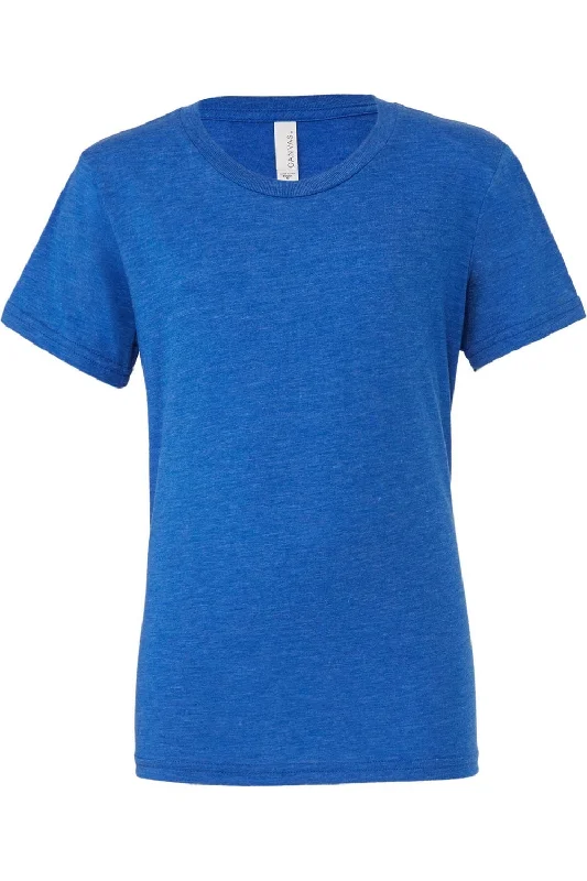 Men's Shirts for Beach OutingsCanvas Triblend Crew Neck T-Shirt / Mens Short Sleeve T-Shirt