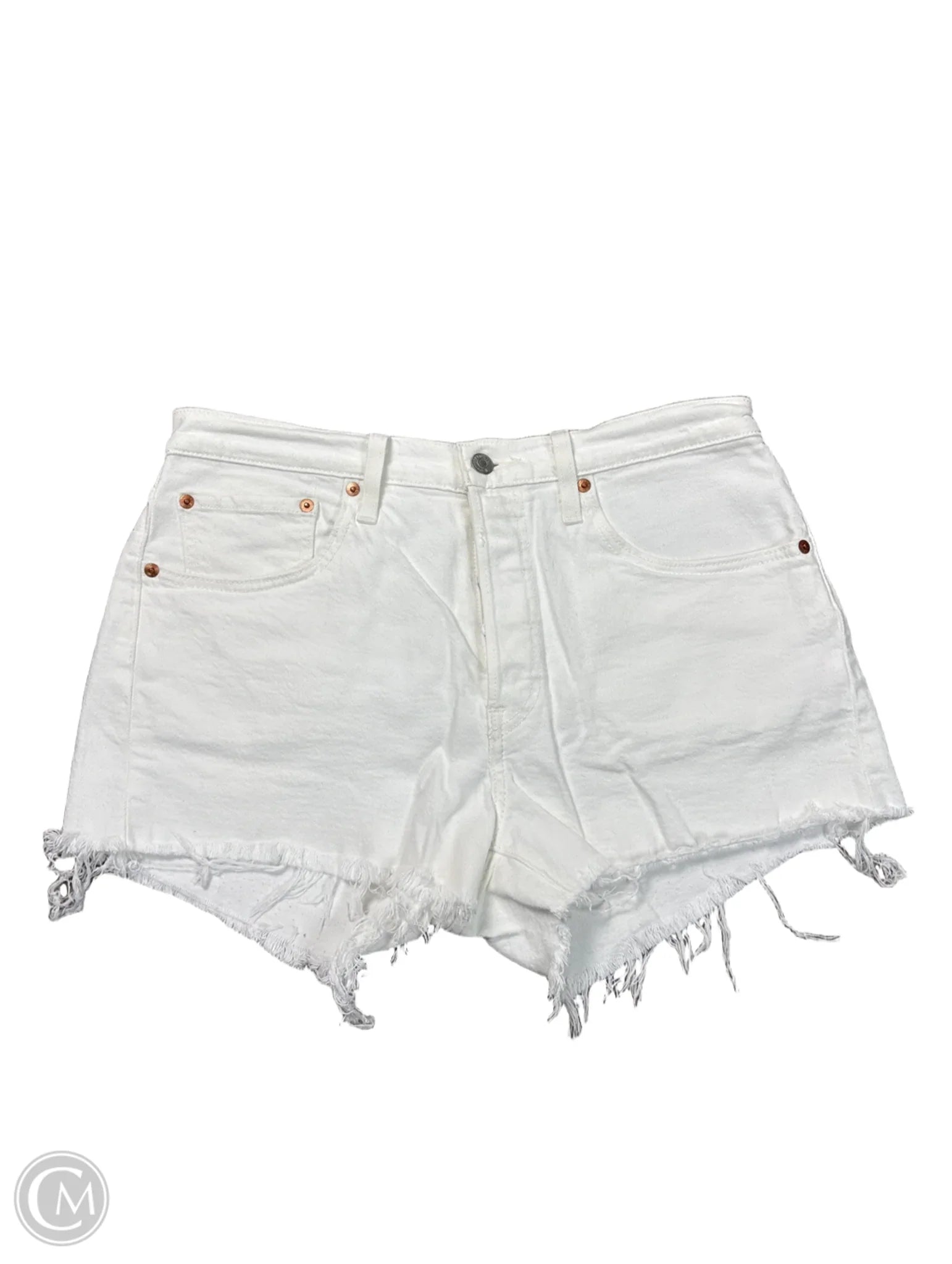Men's Pants with Moisture-Wicking PropertiesShorts By Levis In White Denim, Size: 10