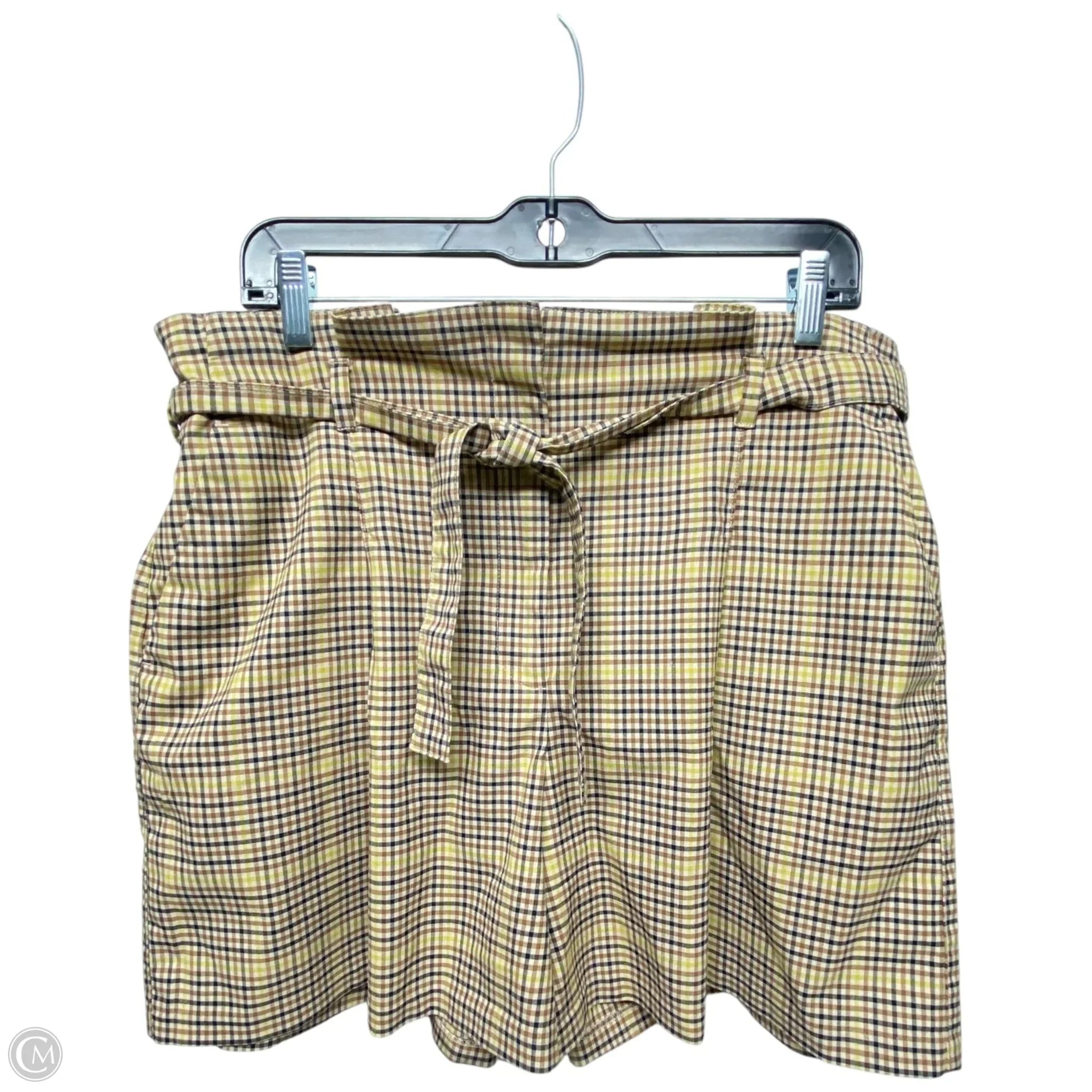 Men's Relaxed-Fit Pants for ComfortShorts By Worthington In Plaid Pattern, Size: 14