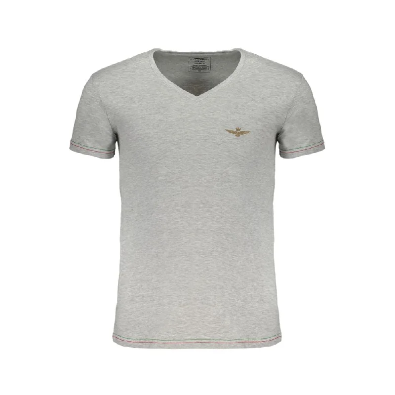 Men's Shirts with Button-Down CollarsAeronautica Militare  Cotton Men's T-Shirt