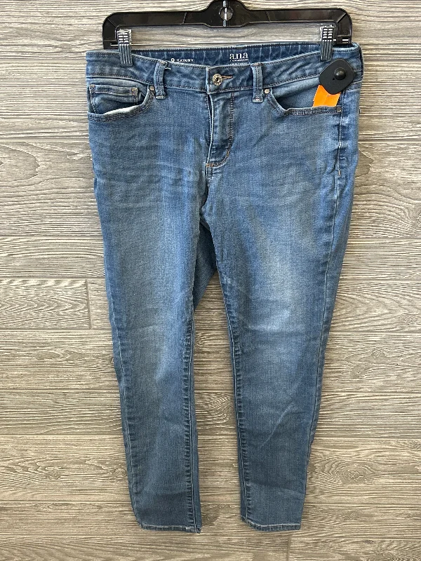 Casual Beanie CapsJeans Skinny By Ana In Blue Denim, Size: 8