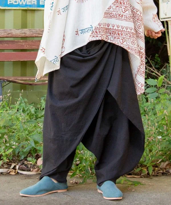 Men's Patterned Pants with Camouflage PrintsLayered Wrap Harem Pants