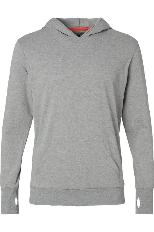 Men's Shirts for CampingKastlfel RecycledSoft Hooded Long Sleeve T-Shirt