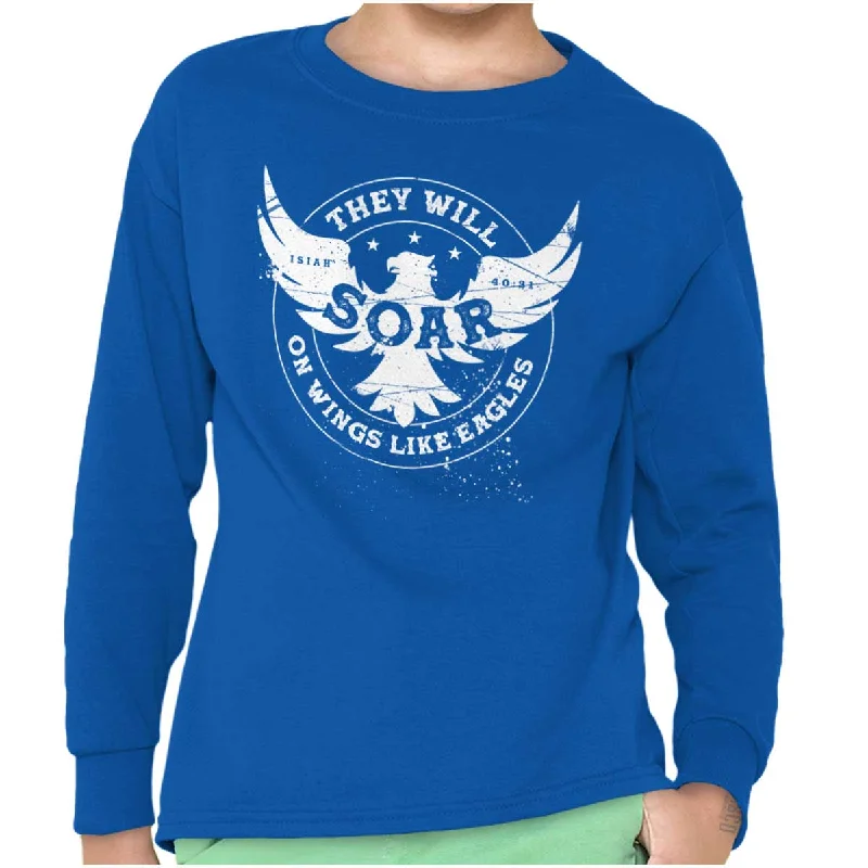 Men's Vintage T-Shirts for a Retro VibeOn Eagles Wings Youth Long Sleeve T Shirt
