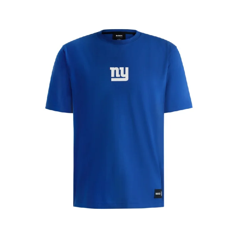 Men's Shirts with Surplice HemlinesBOSS x NFL stretch-cotton T-shirt with special branding