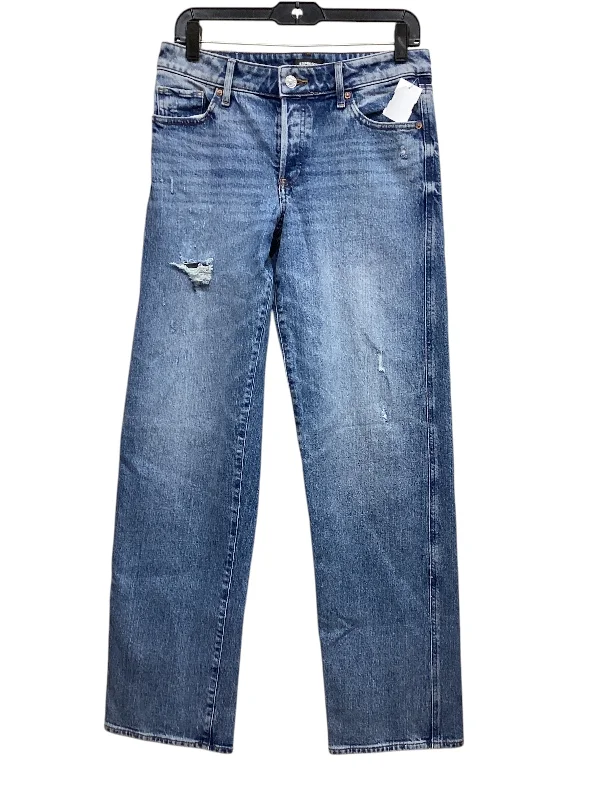 Adjustable Beanie HatsJeans Straight By Express In Blue Denim, Size: 2