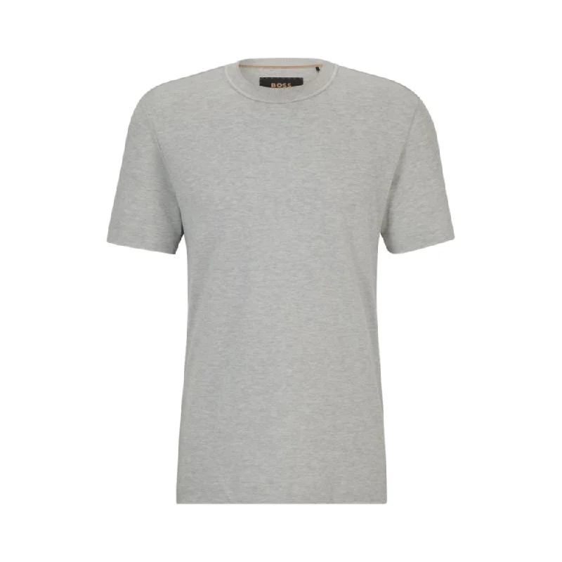 Men's Shirts with French CuffsCotton-cashmere T-shirt with mercerized finish