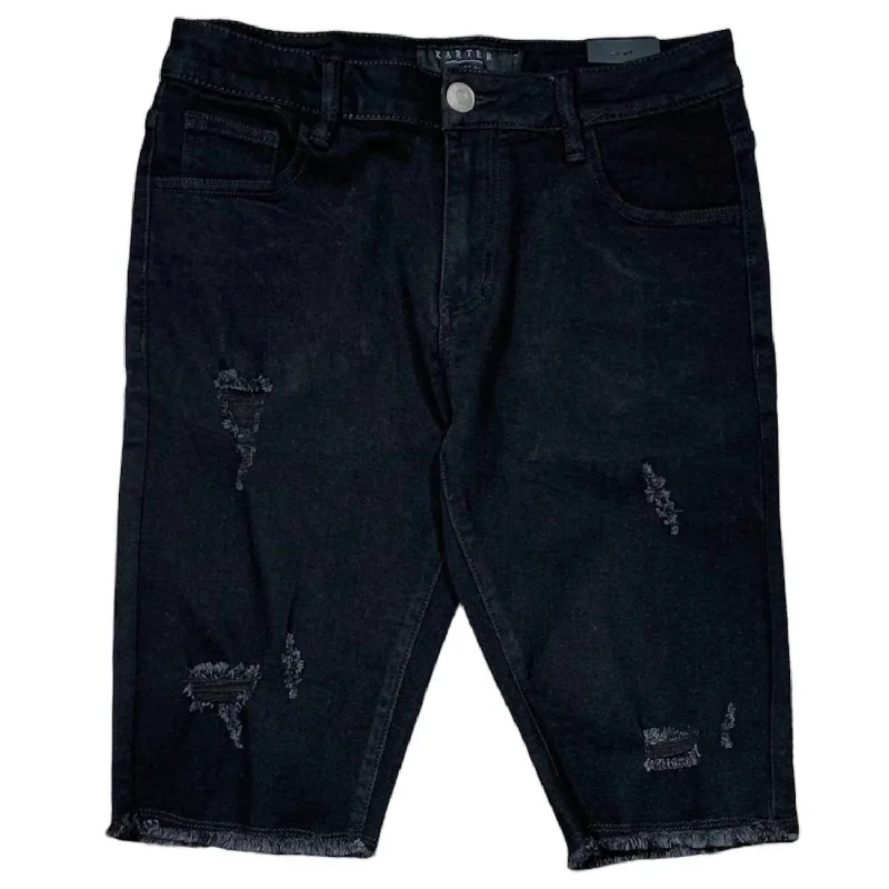 Men's Bootcut Jeans for a Flattering ShapeMen's Leon Shorts In Black