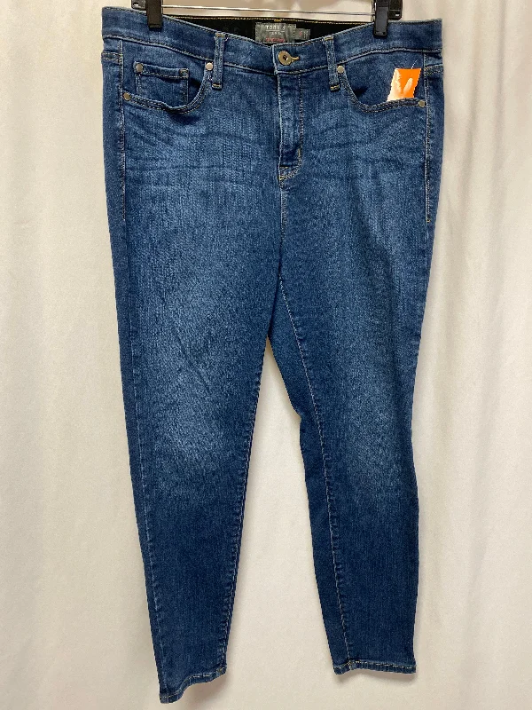 Vibrant Baseball HatsJeans Skinny By Torrid In Blue Denim, Size: 16