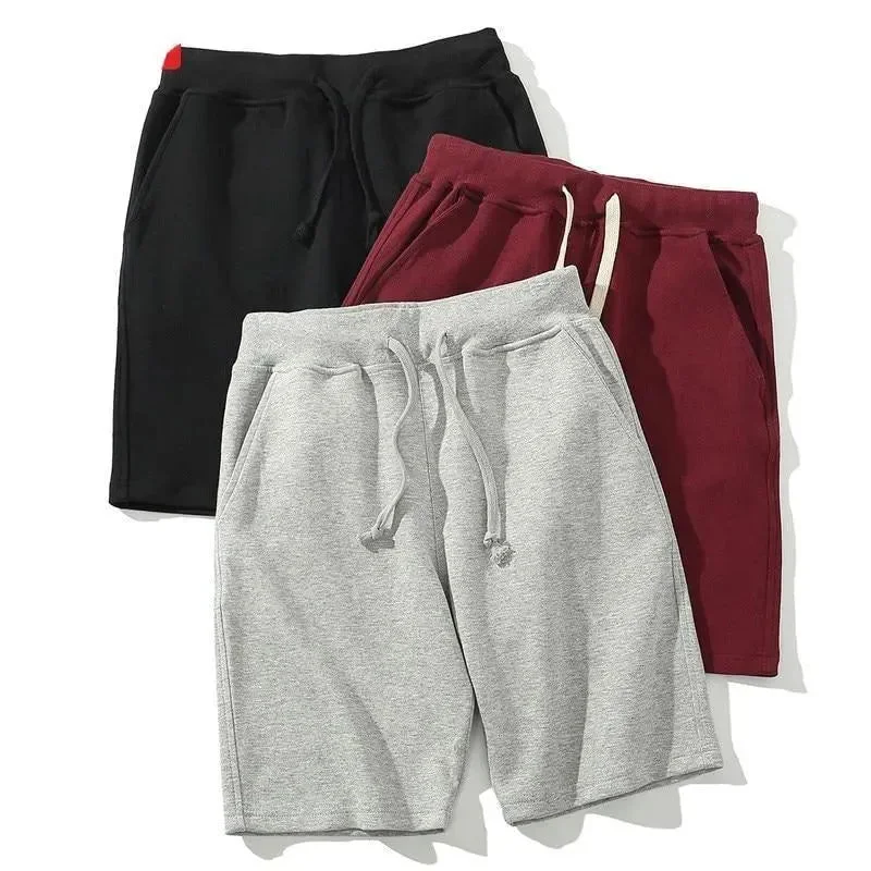 Men's Relaxed-Fit Pants for ComfortLoose Drawstring Sports Shorts