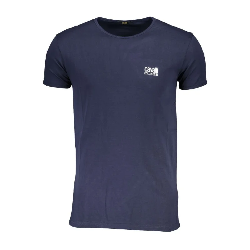 Men's Shirts with Mandarin CollarsCavalli Class  Cotton Men's T-Shirt