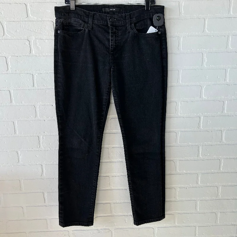 Stylish Trucker CapsJeans Straight By Joes Jeans In Black Denim, Size: 8