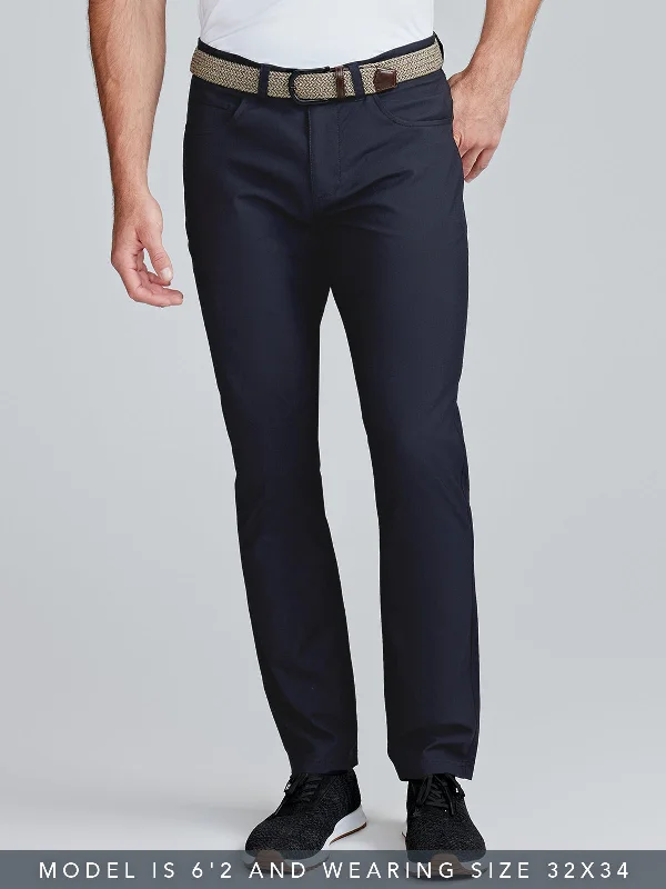 Men's Pants with Pleated FrontsMotion Pant Tailored Fit - Classic Navy
