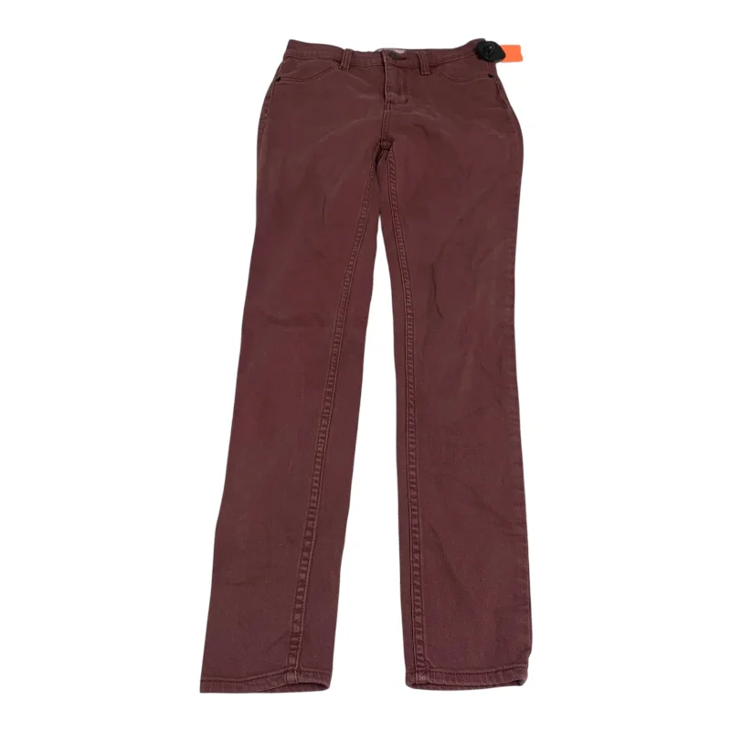 Beach Bucket CapsJeans Skinny By Free People In Red Denim, Size: 2
