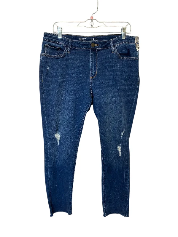 Vibrant Baseball HatsJeans Skinny By Ana In Blue Denim, Size: 16