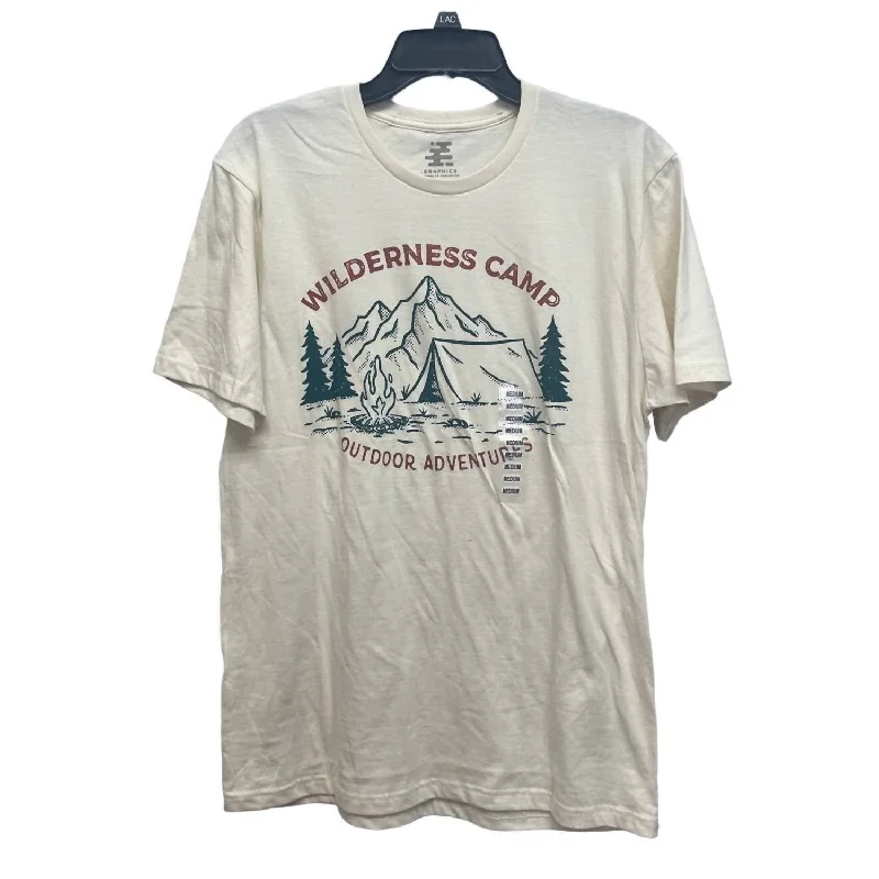 Men's Shirts with Convertible CollarsMen's Wilderness Camp Outdoor Tee In Ivory