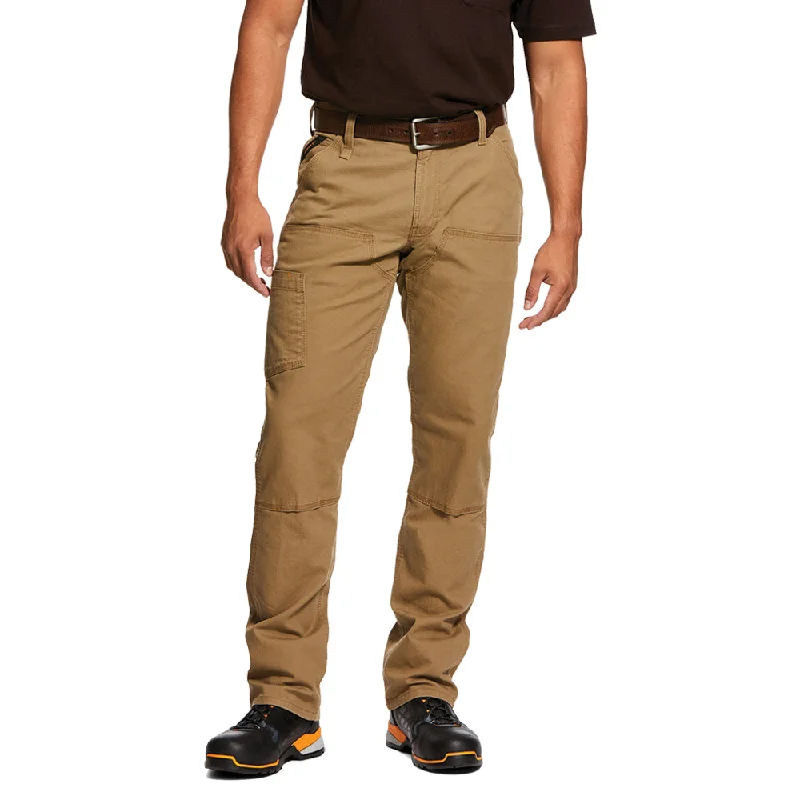 Men's Patterned Pants with Camouflage PrintsAriat Men's Rebar M4 DuraStretch Made Tough Double-Front Straight Leg Pant