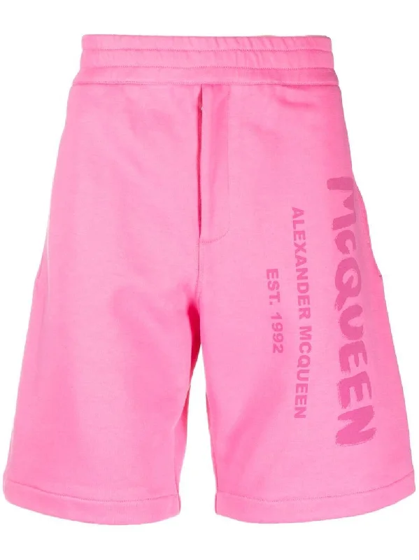 Men's Yoga Pants for FlexibilityAlexander Mcqueen Men's Shorts pink