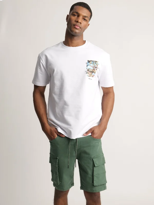 Classic Men's JeansMens Cargo Woven Bermuda