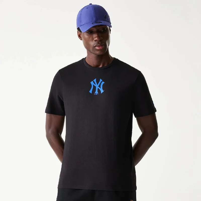 Men's Shirts with Drawstring WaistbandsNew York Yankees MLB Black T-Shirt