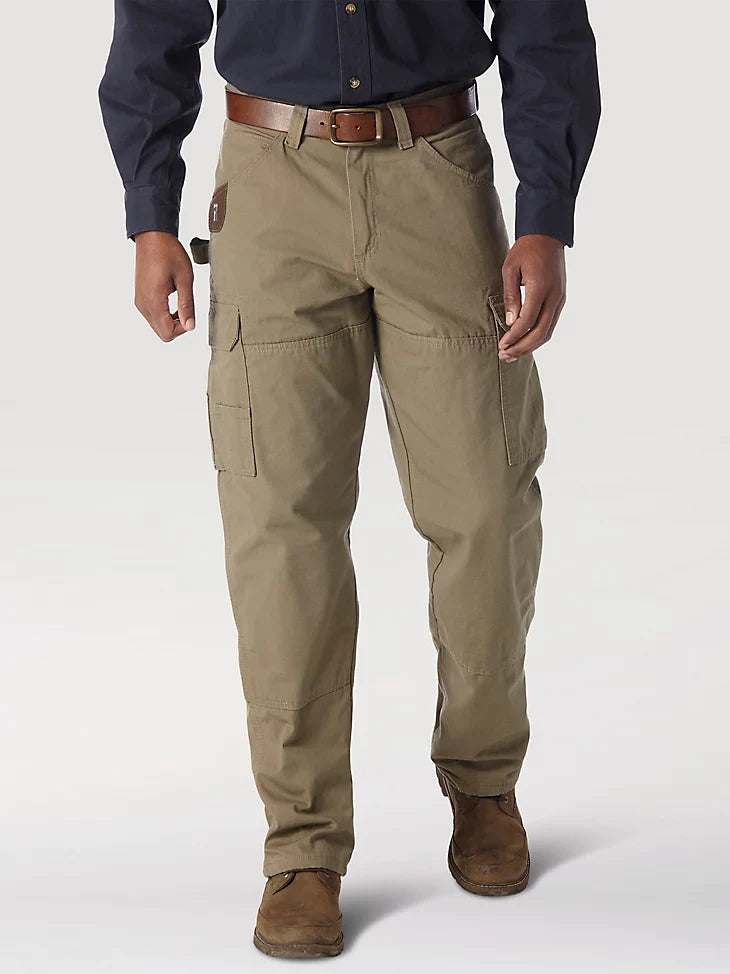 Comfortable Men's JoggersWrangler® RIGGS® Men's Lined Ripstop Ranger Pant_Bark