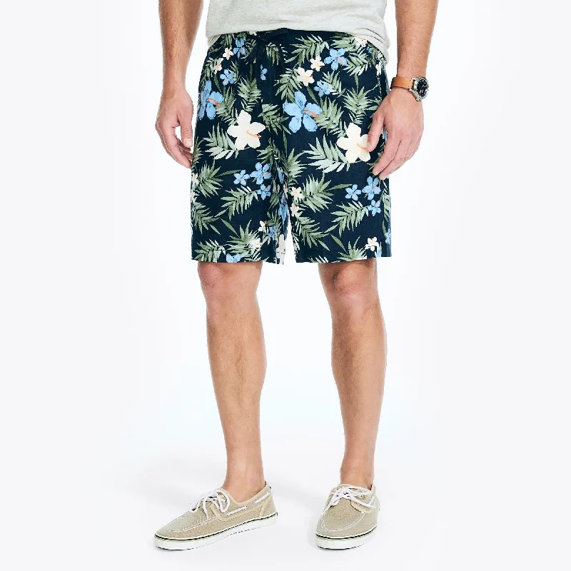 Men's Pants with Water-Resistant FabricNautica Mens 8.5" Printed Cabana Short