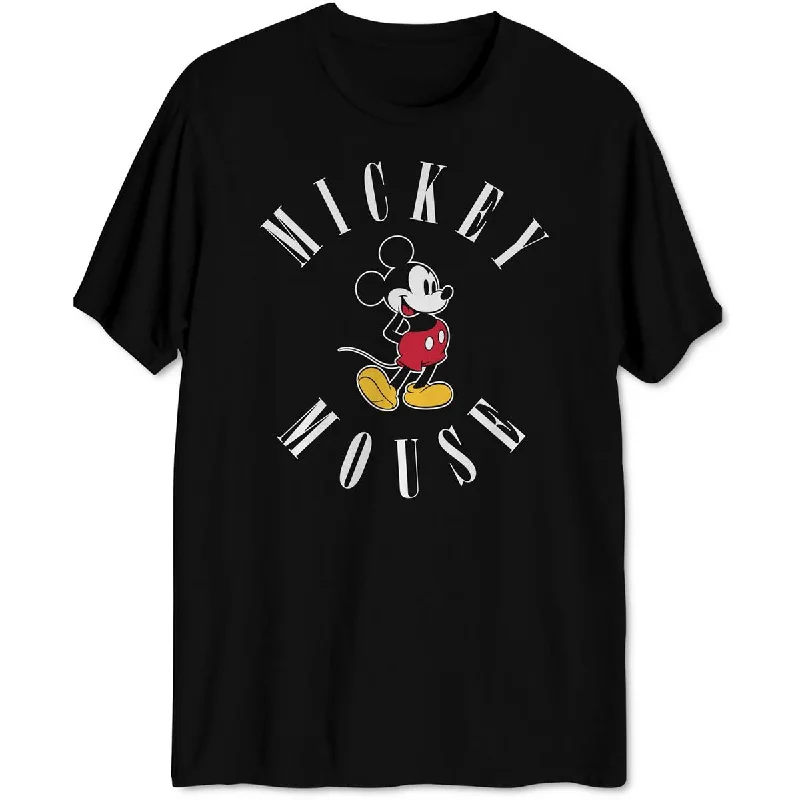 Men's Shirts with Patch PocketsMickey Mouse Mens Graphic Cotton Graphic T-Shirt