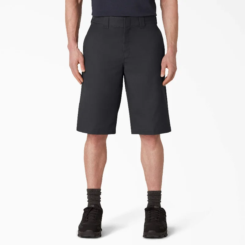 Men's Pants with Water-Resistant FabricDickies Cooling Active Waist Flat Front Shorts, 13"
