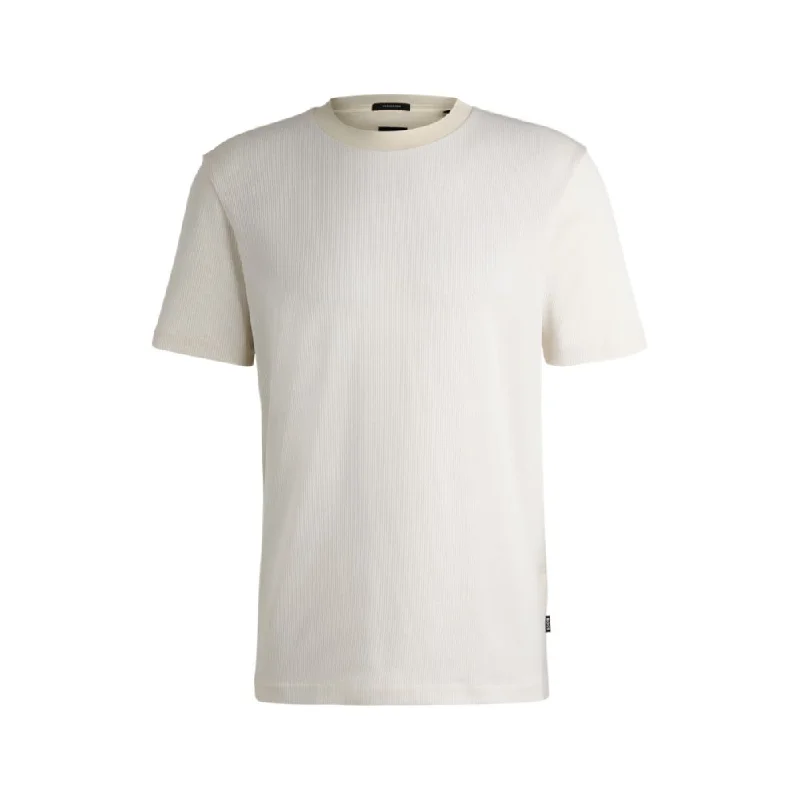 Men's Shirts with Cowl NecksRegular-fit T-shirt in structured cotton