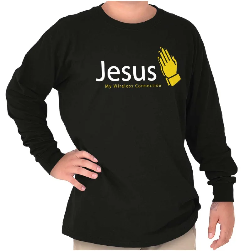 Men's Hunting Shirts for Camouflage and ComfortJesus Connection Youth Long Sleeve T Shirt