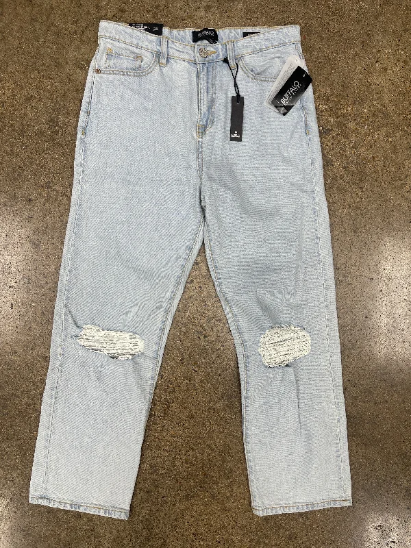 Vibrant Straw HatsJeans Straight By Buffalo David Bitton In Blue Denim, Size:6